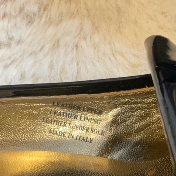 NWOT Ron White Blythe Kitten Heel Loafers SZ 39 Gloss Patent - Picture 3 of 14